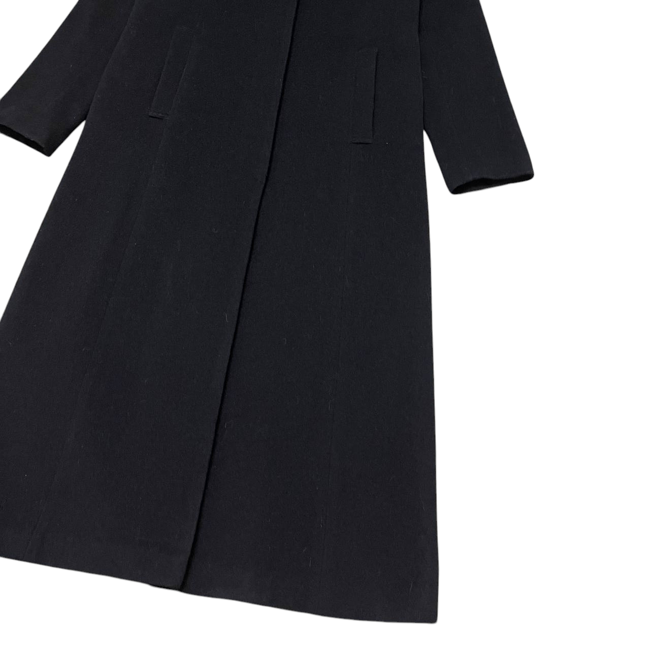 Yohji Yamamoto Vintage Indivi Made in Japan Wool Long Coat Size US S / EU 44-46 / 1 - 5 Thumbnail