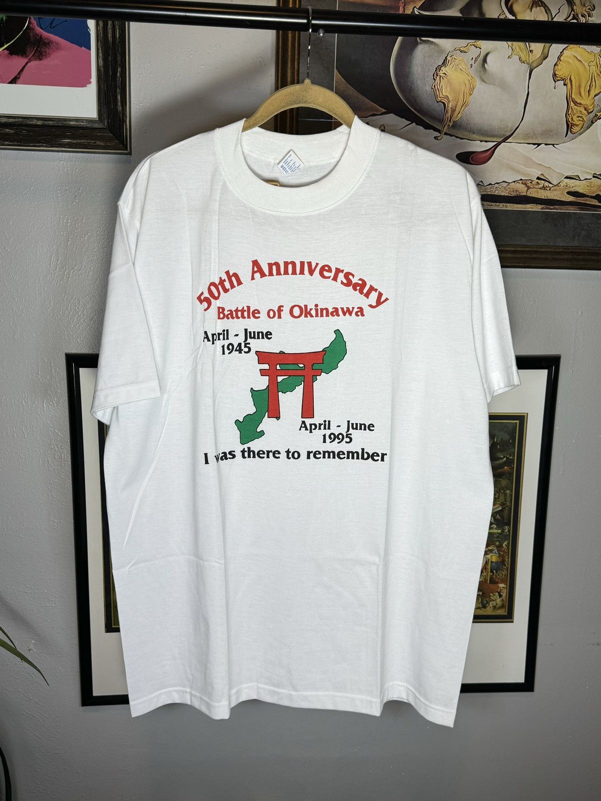 Vintage Vintage Battle of Okinawa Japan Shirt Size US XL / EU 56 / 4 - 1 Thumbnail