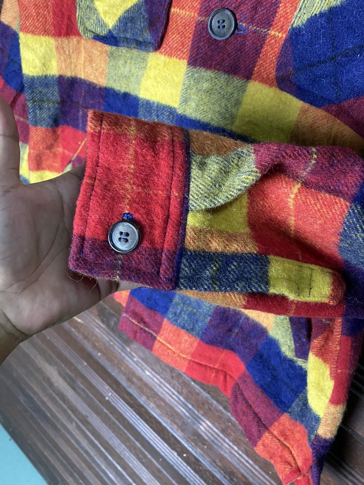 Japanese Brand Vintage Japanese Brand Flannel Button Up Shirt Size US M / EU 48-50 / 2 - 7 Thumbnail