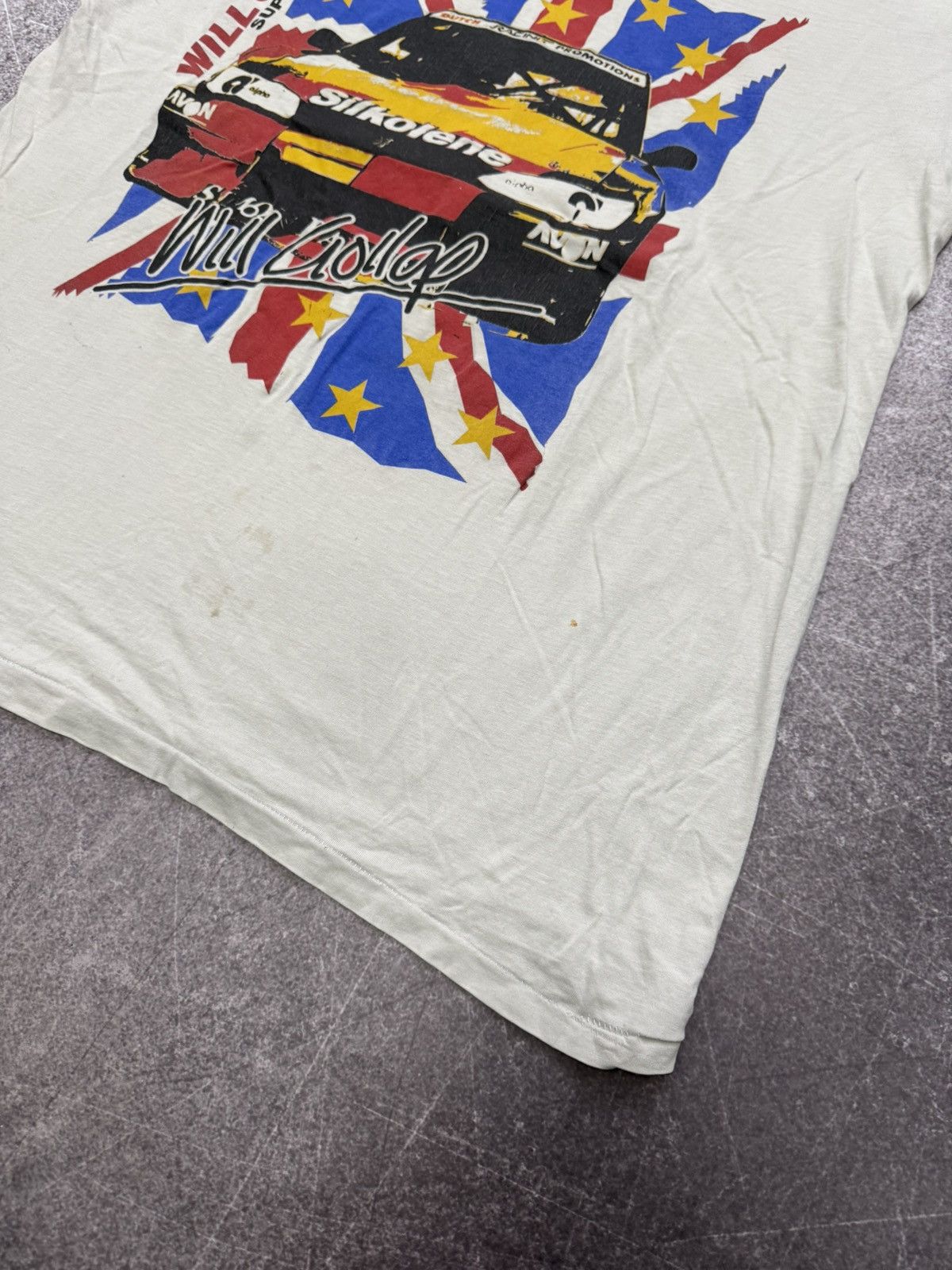 Vintage Vintage 90s Will Gollop Racing T Shirt Size US XL / EU 56 / 4 - 14 Thumbnail