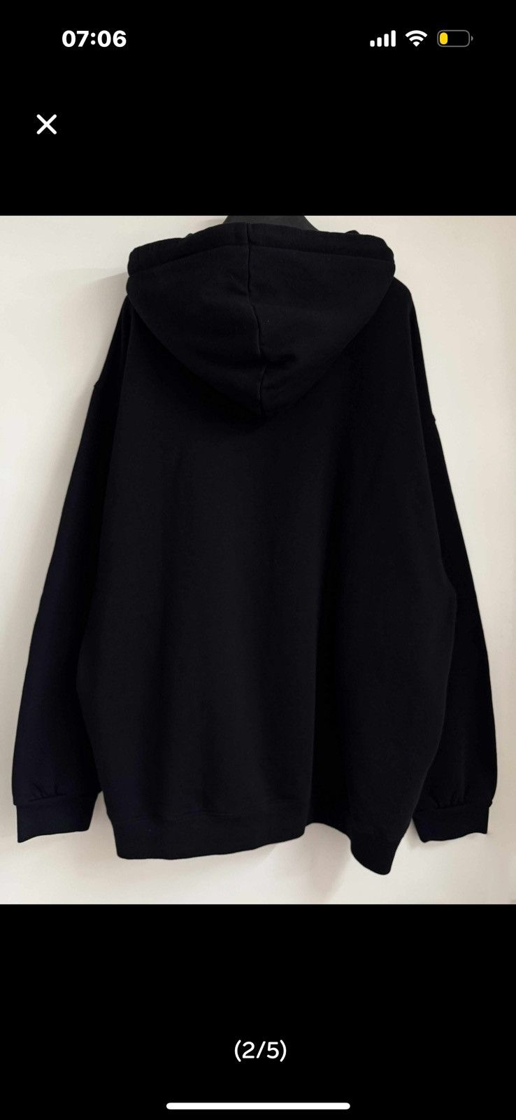 Balenciaga Blurry logo hoodie Size US L / EU 52-54 / 3 - 2 Thumbnail