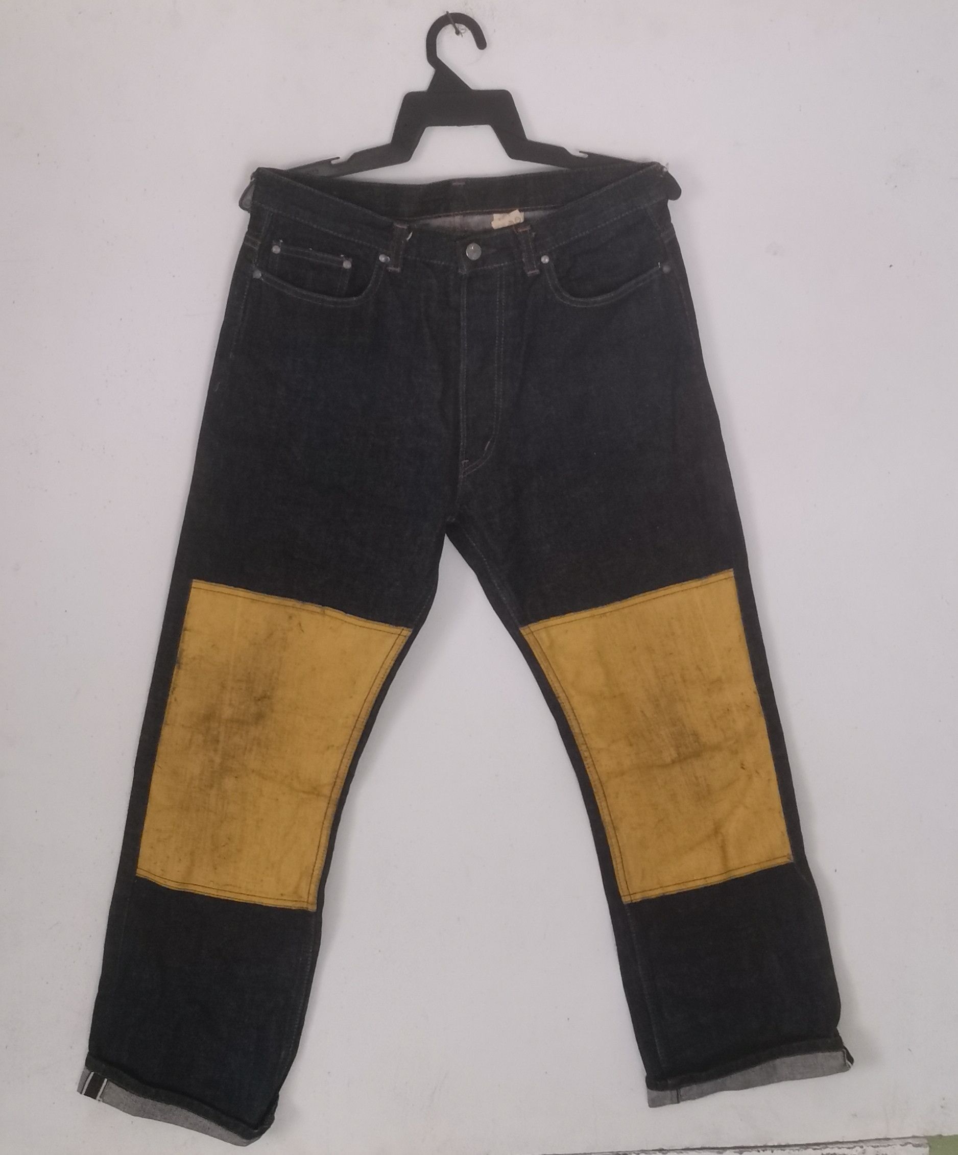 Designer × Japanese Brand Rare Scheme Warriors denim pants nice design Size US 32 / EU 48 - 1 Thumbnail