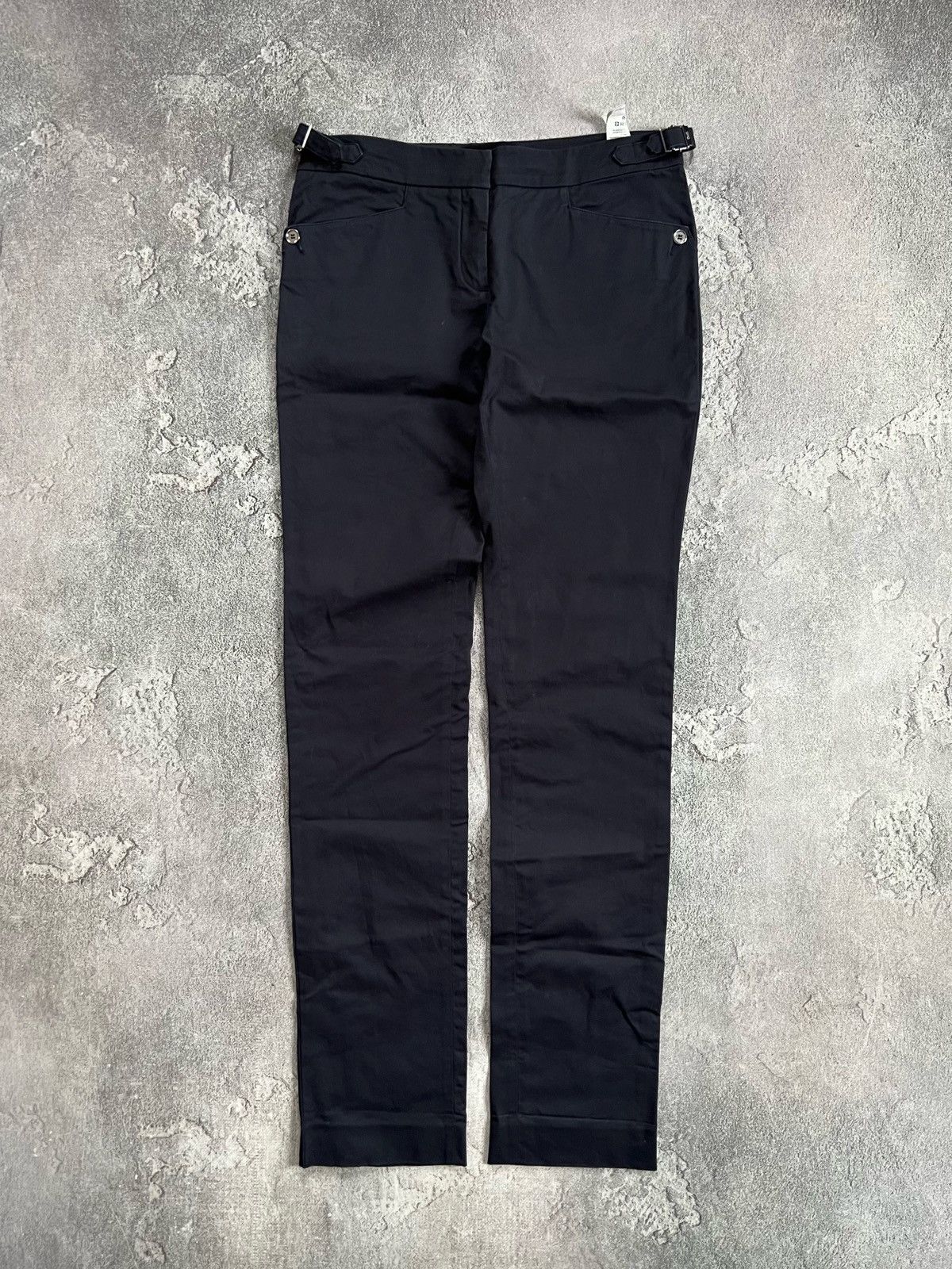 Dolce & Gabbana Dolce & Gabbana Navy Slim Straight Fit Dress Pants Size 42 Size 28" / US 6 / IT 42 - 1 Thumbnail
