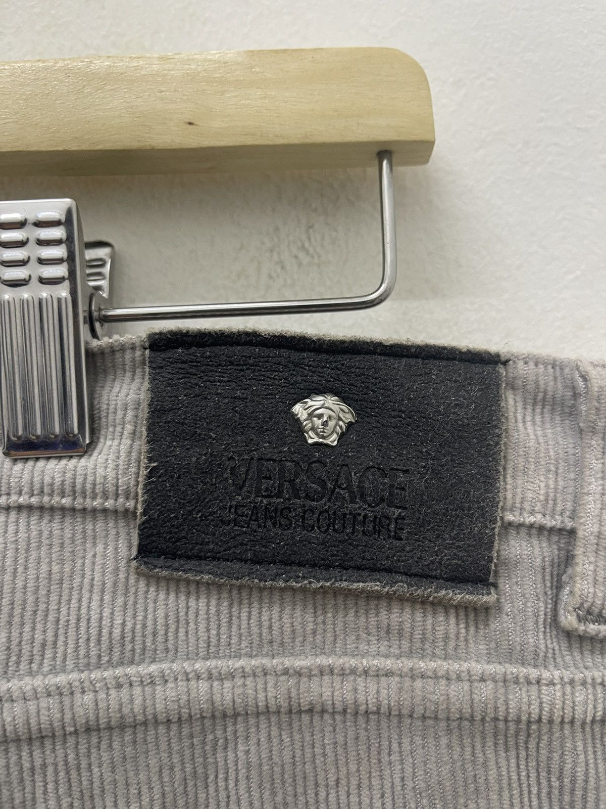 Versace Jeans Couture Rare Vintage VERSACE JEANS COUTURE Corduroy Pant Size US 33 - 5 Thumbnail