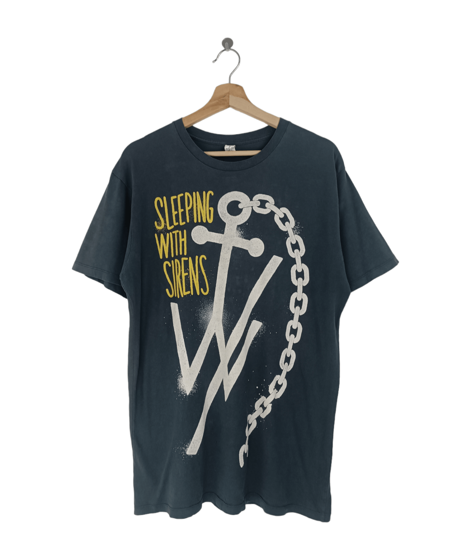 Band Tees THRASHED FADED VINTAGE Y2K SLEEPING WITH SIRENS may i roath Size US M / EU 48-50 / 2 - 1 Thumbnail
