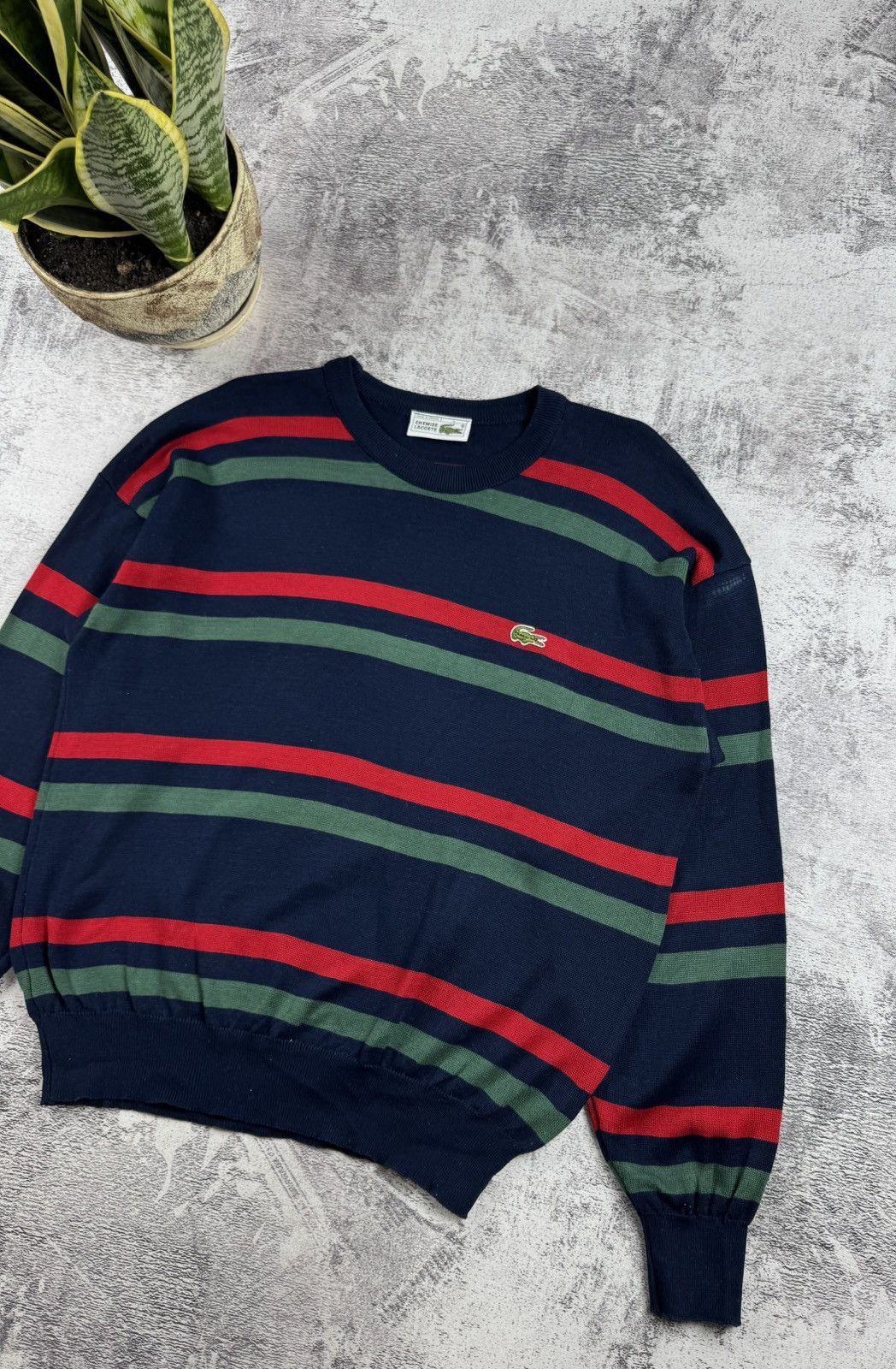 Lacoste Chemise Lacoste France Striped Y2K Sweater 4 Size Pullover Size US M / EU 48-50 / 2 - 3 Thumbnail