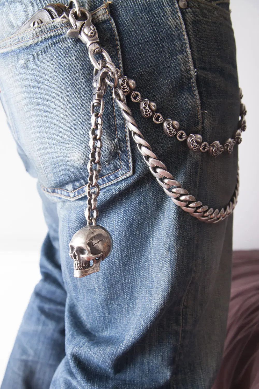 RUDE GALLERY Rude Gallery skull key hanger Size ONE SIZE - 1 Thumbnail