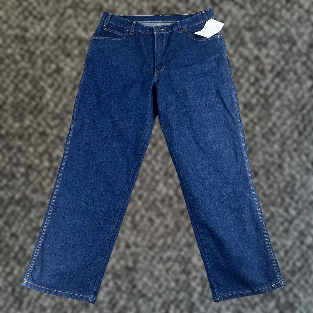 Vintage Aramark FR Flame Resistant SteelGuard Jeans Work Pants 38x32 Size US 38 / EU 54 - 1 Thumbnail