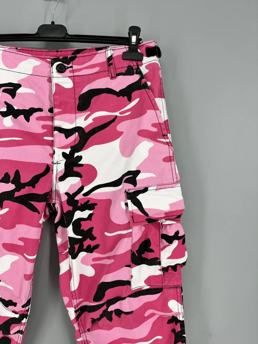 Vintage Pink Camo BDU Cargo Pants Design Style Travis Scott Size 32" / US 10 / IT 46 - 5 Thumbnail