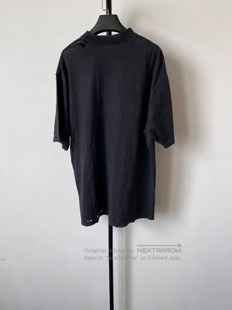 Balenciaga Balenciaga Pattern Letter Printed Round Neck Short Sleeve Size US XS / EU 42 / 0 - 2 Thumbnail