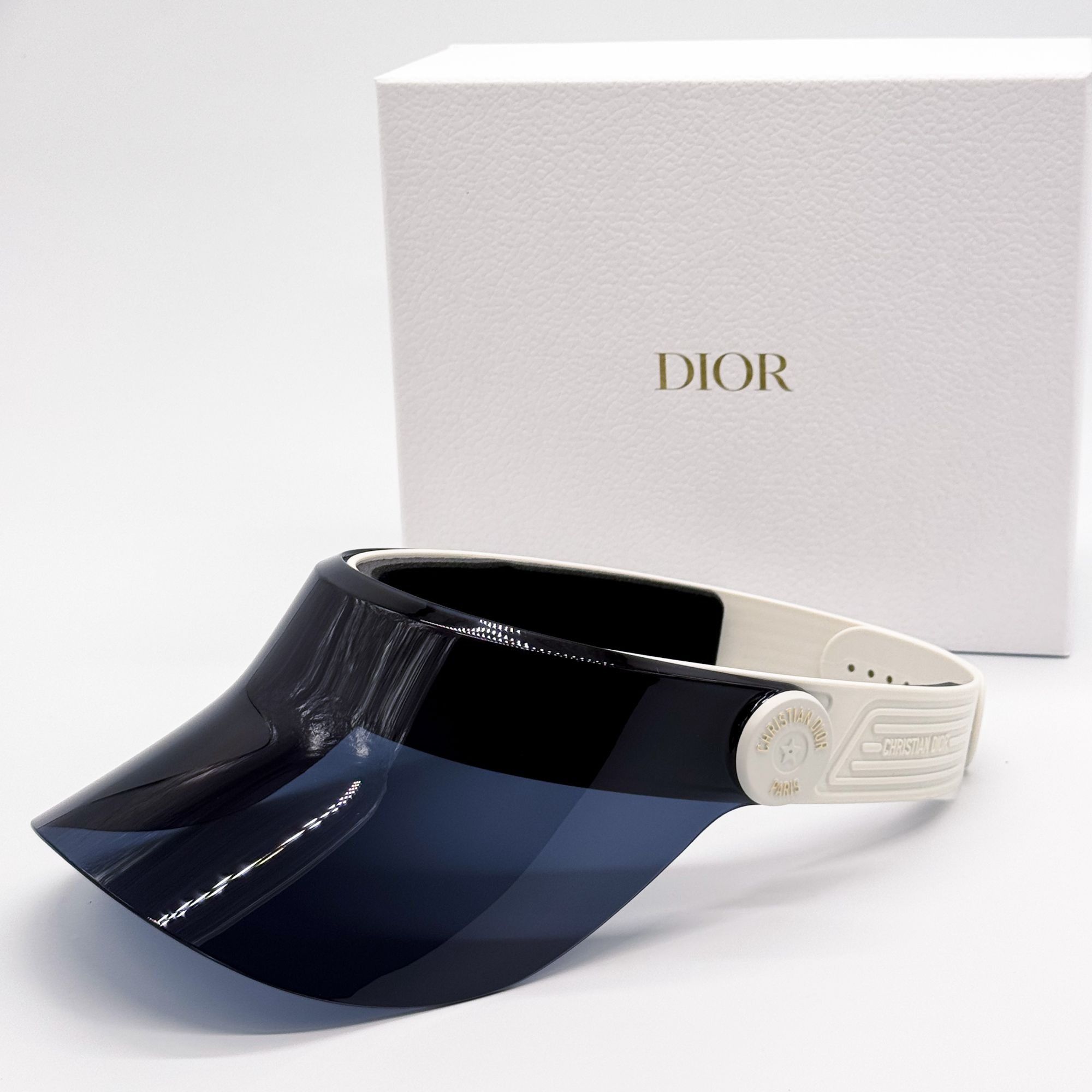 Dior NEW DIOR VISOR SUNGLASSES DIORPACIFIC V1U 96B BLACK/WHITE WO Size ONE SIZE - 1 Thumbnail
