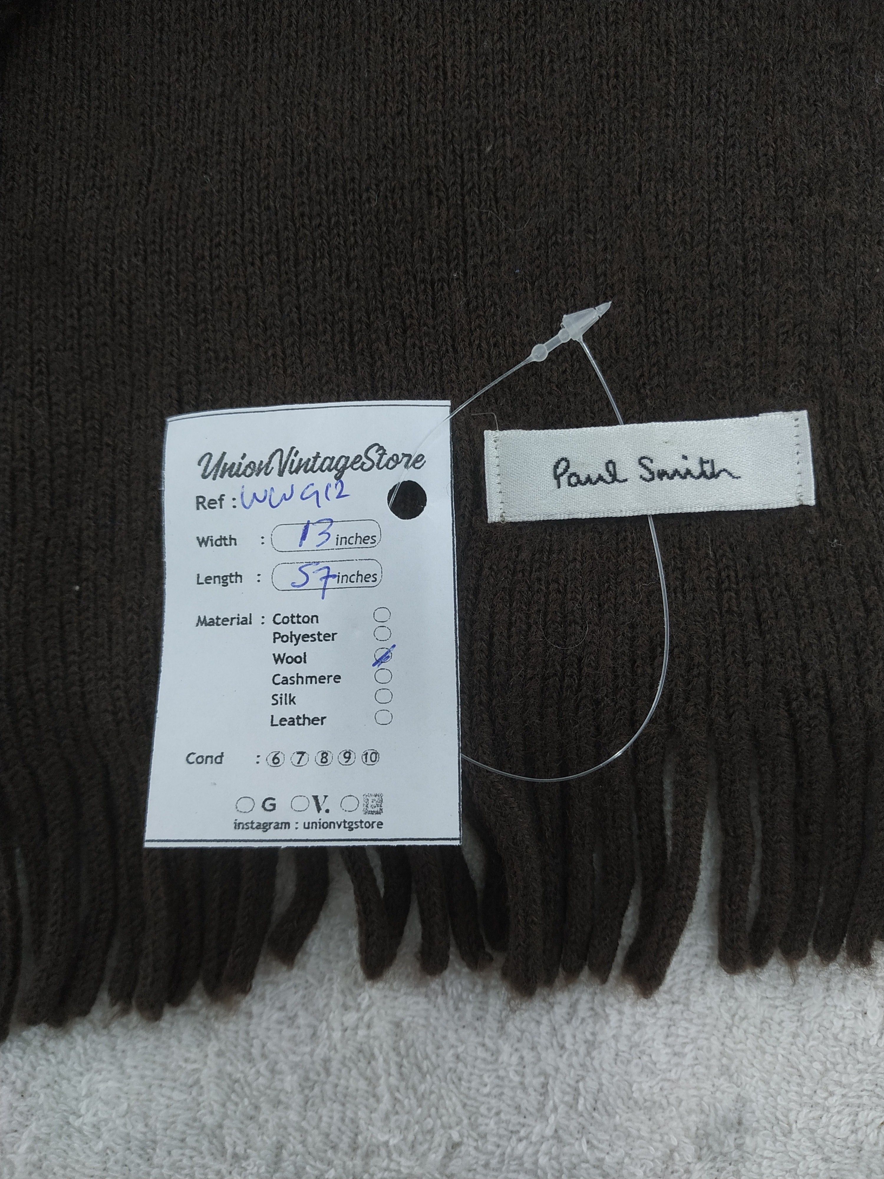 Paul Smith × Vintage Paul Smith Scarf / Muffler / Neckwear - WW912 Size ONE SIZE - 5 Thumbnail