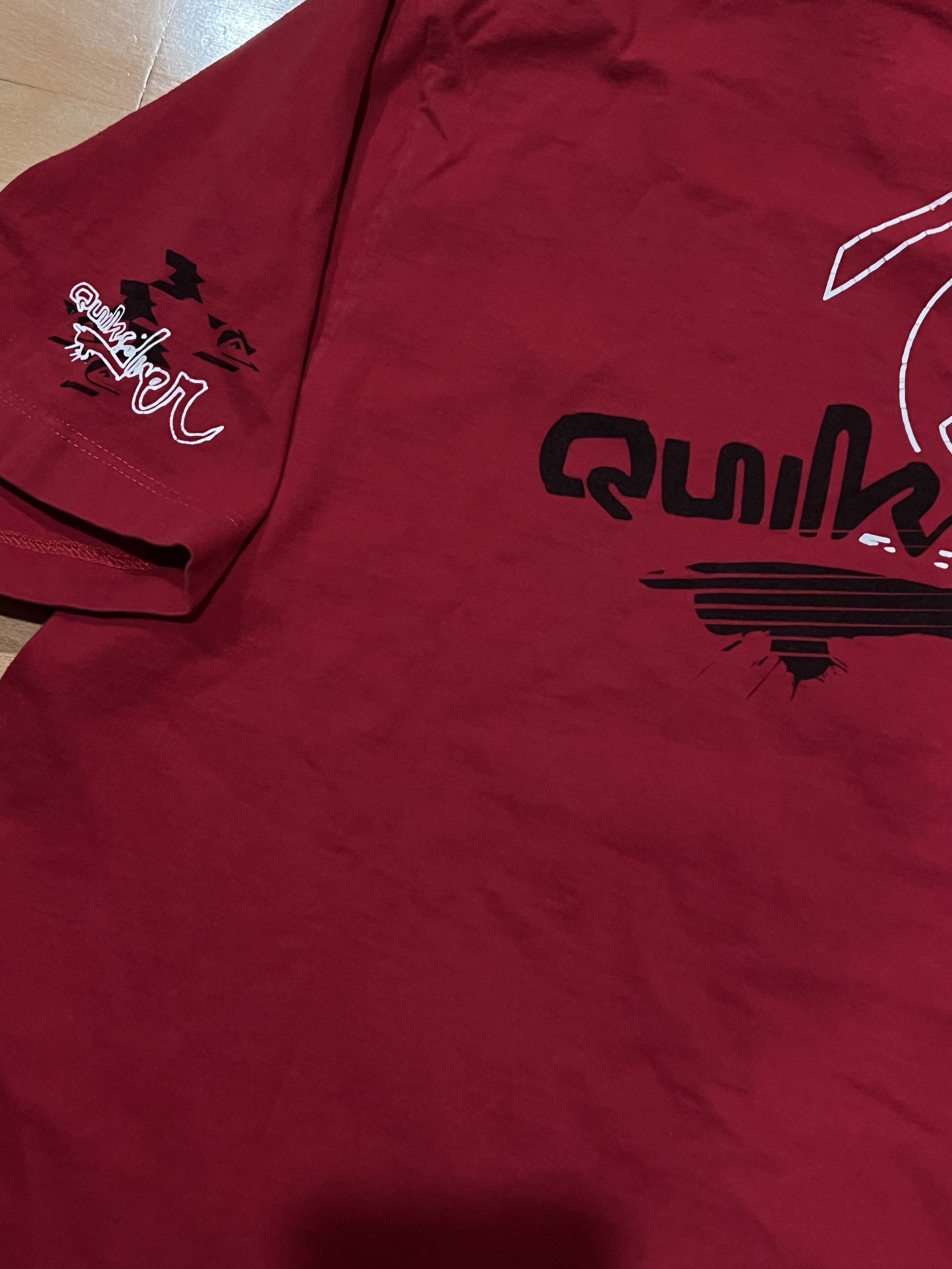 Quiksilver Quiksilver Vintage Red T-shirt Size US M / EU 48-50 / 2 - 3 Thumbnail