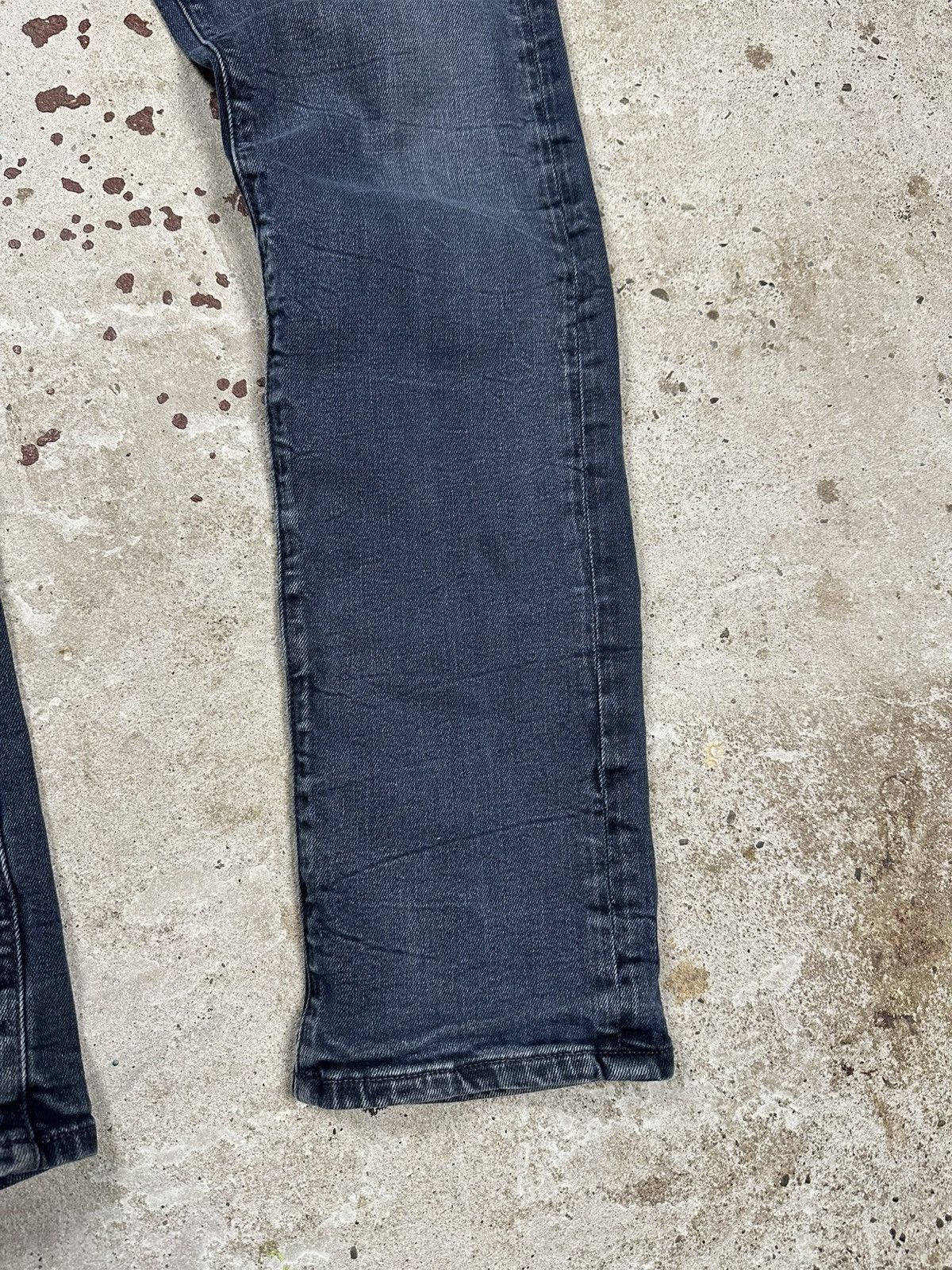 John Varvatos John Varvatos Wight Washed Black/Gray Denim Pants Size US 33 - 3 Thumbnail