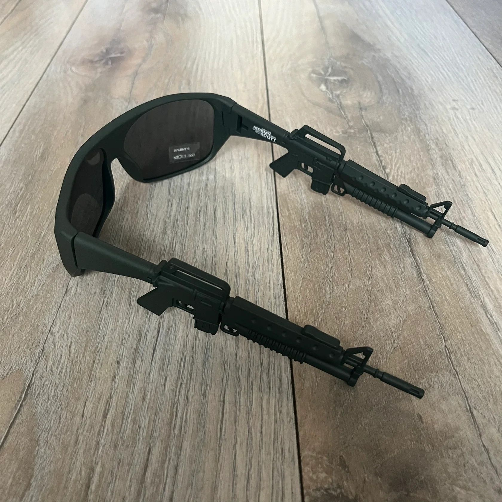 Jeremy Scott x Linda Farrow SS2013 Matt Khaki M16 Sunglasses
