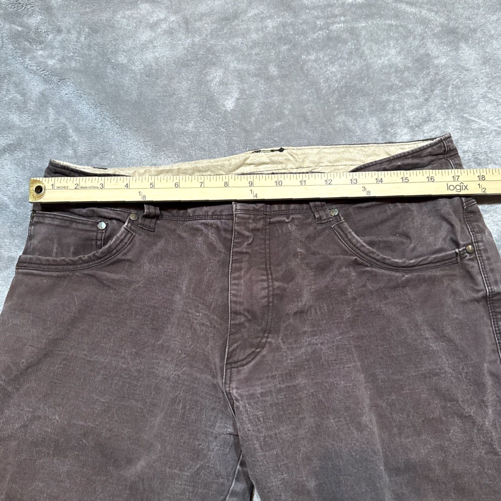 Vintage VINTAGE KÜHL Rydr Pants Mens 34x30 Brown Canvas Patina Dye Hiking Outdoors Regular Mens) Size US 34 / EU 50 - 5 Thumbnail