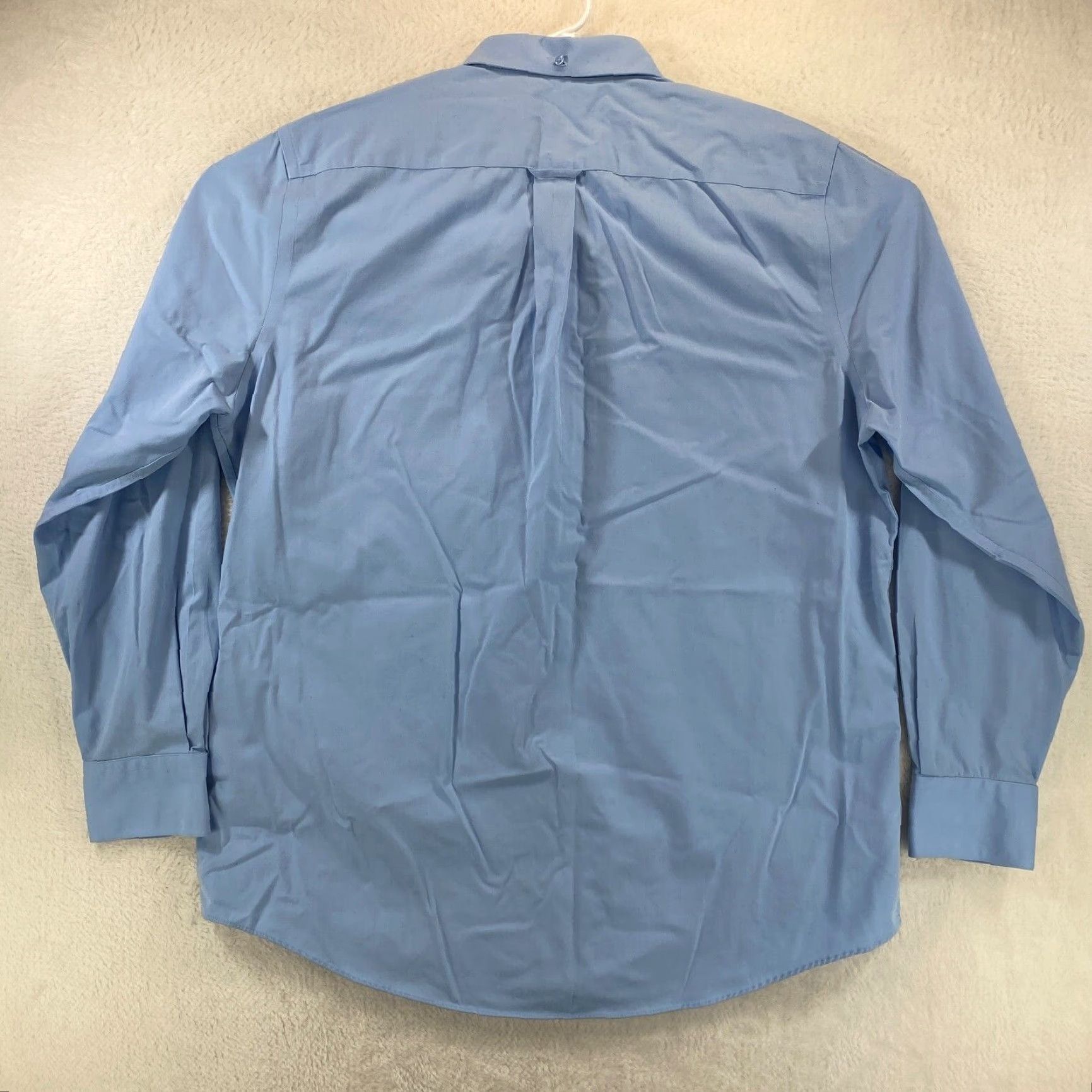 Nordstrom Nordstrom Mens XL Tall Shirt Wrinkle Free Blue Button Up Long Sleeve 100% Cotton Size US XL / EU 56 / 4 - 2 Thumbnail