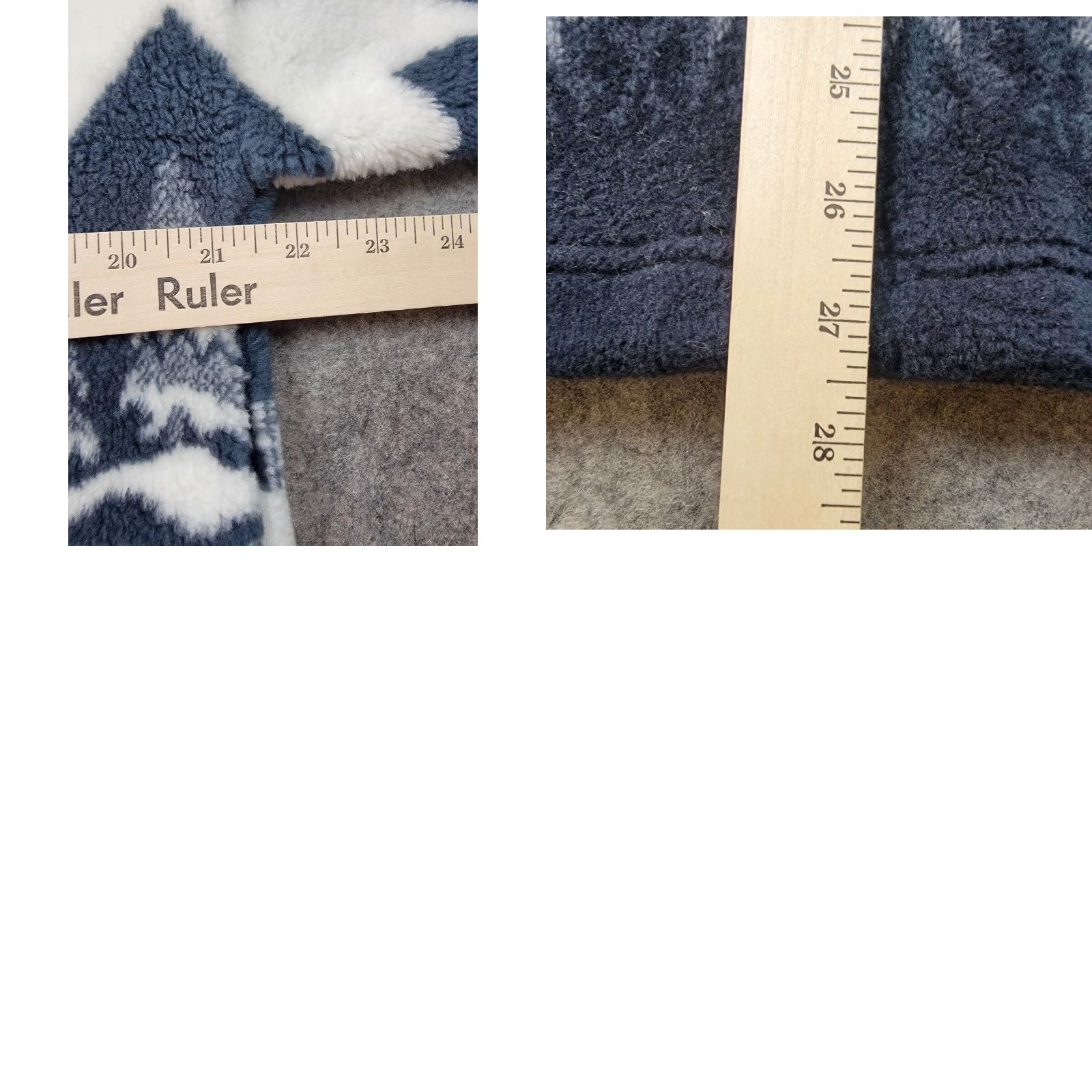 Vintage Mazmania Fleece Jacket Women's Medium Blue Full Zip Winter Outdoor Holiday Size M / US 6-8 / IT 42-44 - 9 Thumbnail