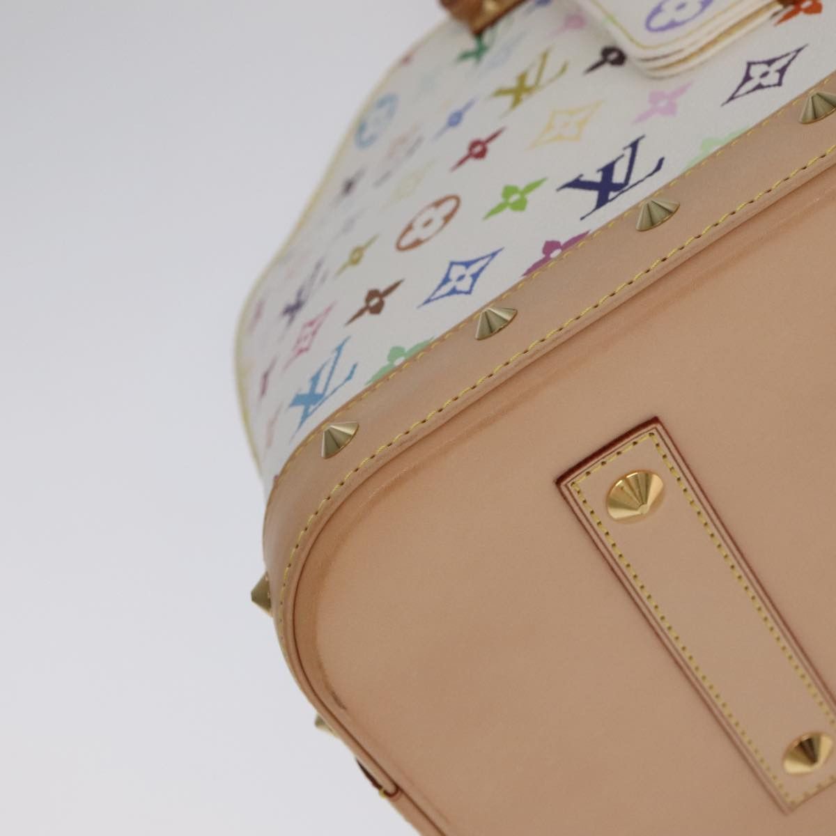 Louis Vuitton LOUIS VUITTON Monogram Multicolor Alma GM Hand Bag White Size ONE SIZE - 15 Thumbnail