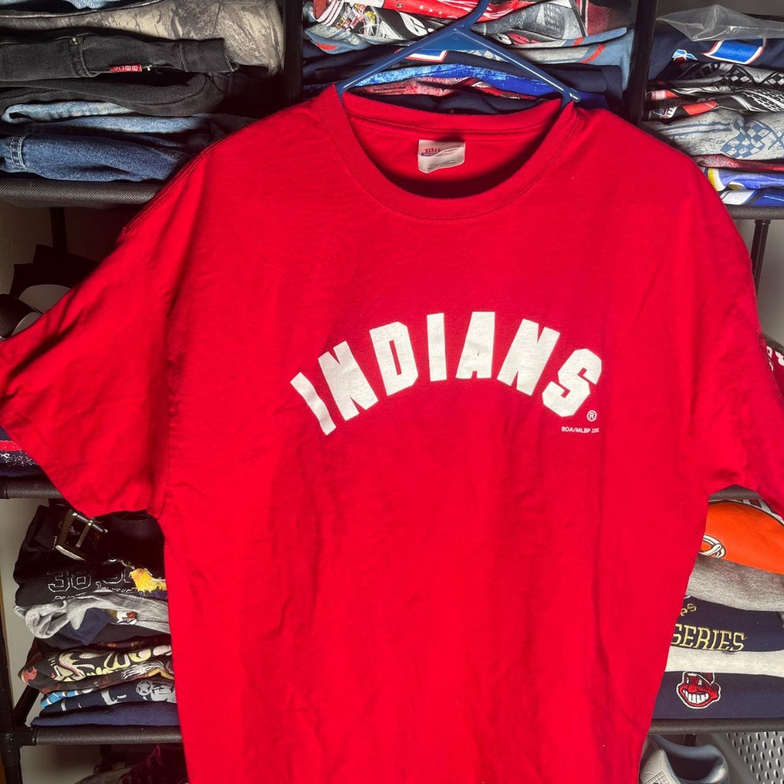 Hanes Vintage Red Cleveland Indians shirt Size US XL / EU 56 / 4 - 1 Thumbnail