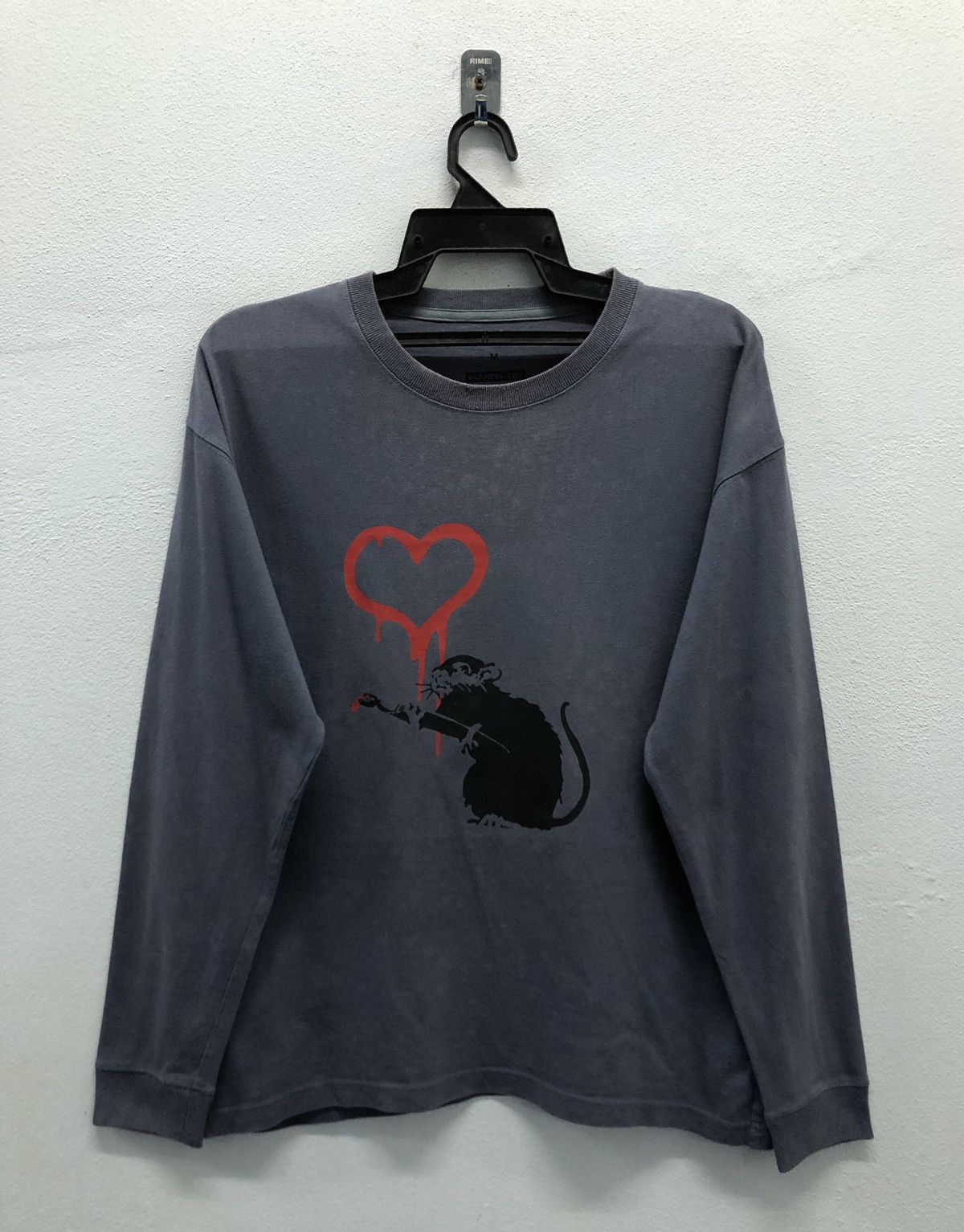 United Arrows Vintage United Arrows Brandalised Love Rat Sweatshirt Size US M / EU 48-50 / 2 - 1 Thumbnail