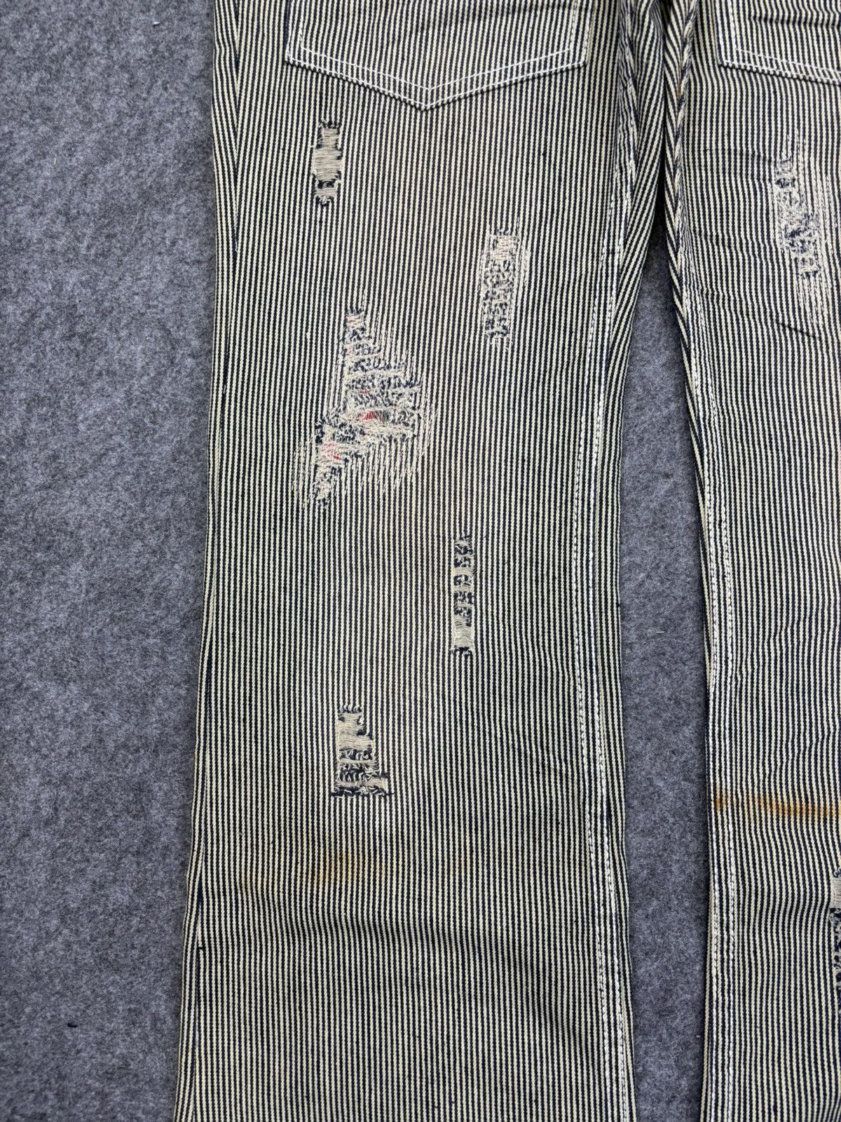 Seditionaries 💥Flare💥Risot Hickory Boro Distressed Multipocket Pant F719 Size US 31 - 8 Thumbnail
