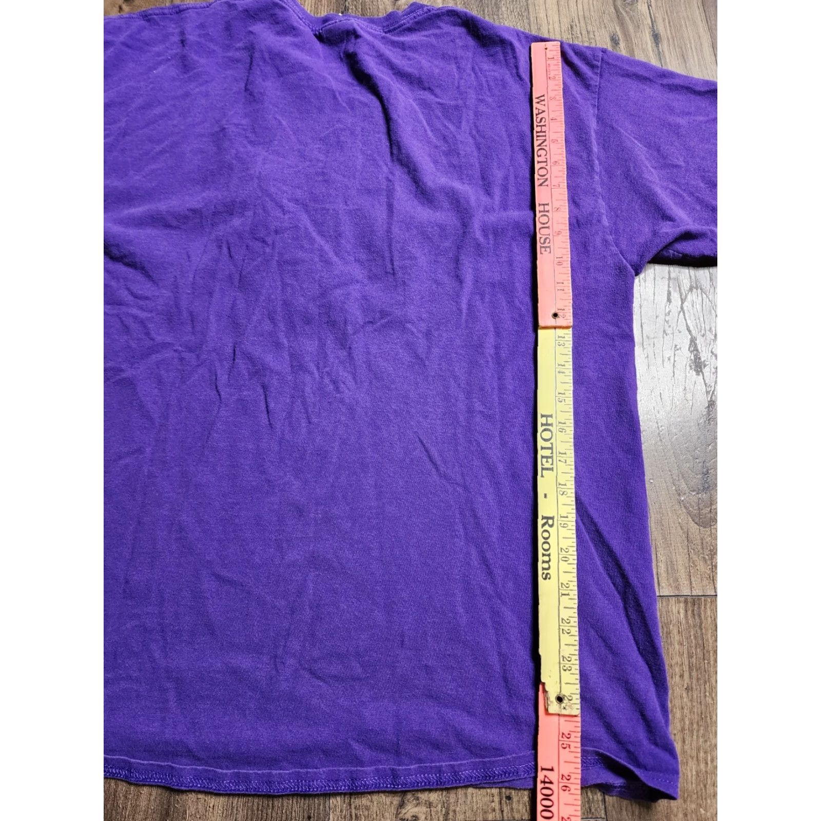 Gildan VINTAGE Gildan T-Shirt 90s Embroidered New Orleans French Quarter XL Purple Mens Size US XL / EU 56 / 4 - 3 Thumbnail