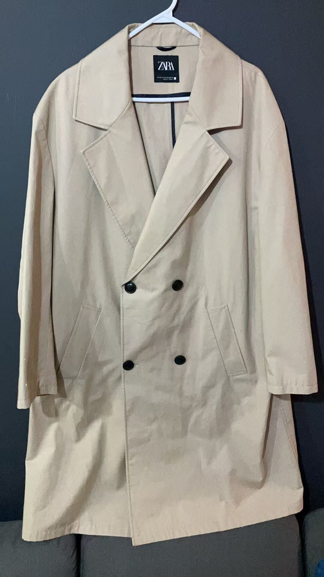 Zara Zara Men's trench coat Size US XL / EU 56 / 4 - 1 Preview