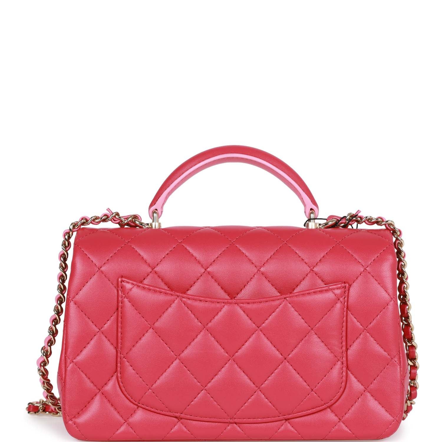 Chanel os11x0326 Size: OS / Mini Rectangular Flap Handle Bag Pink Size ONE SIZE - 5 Thumbnail