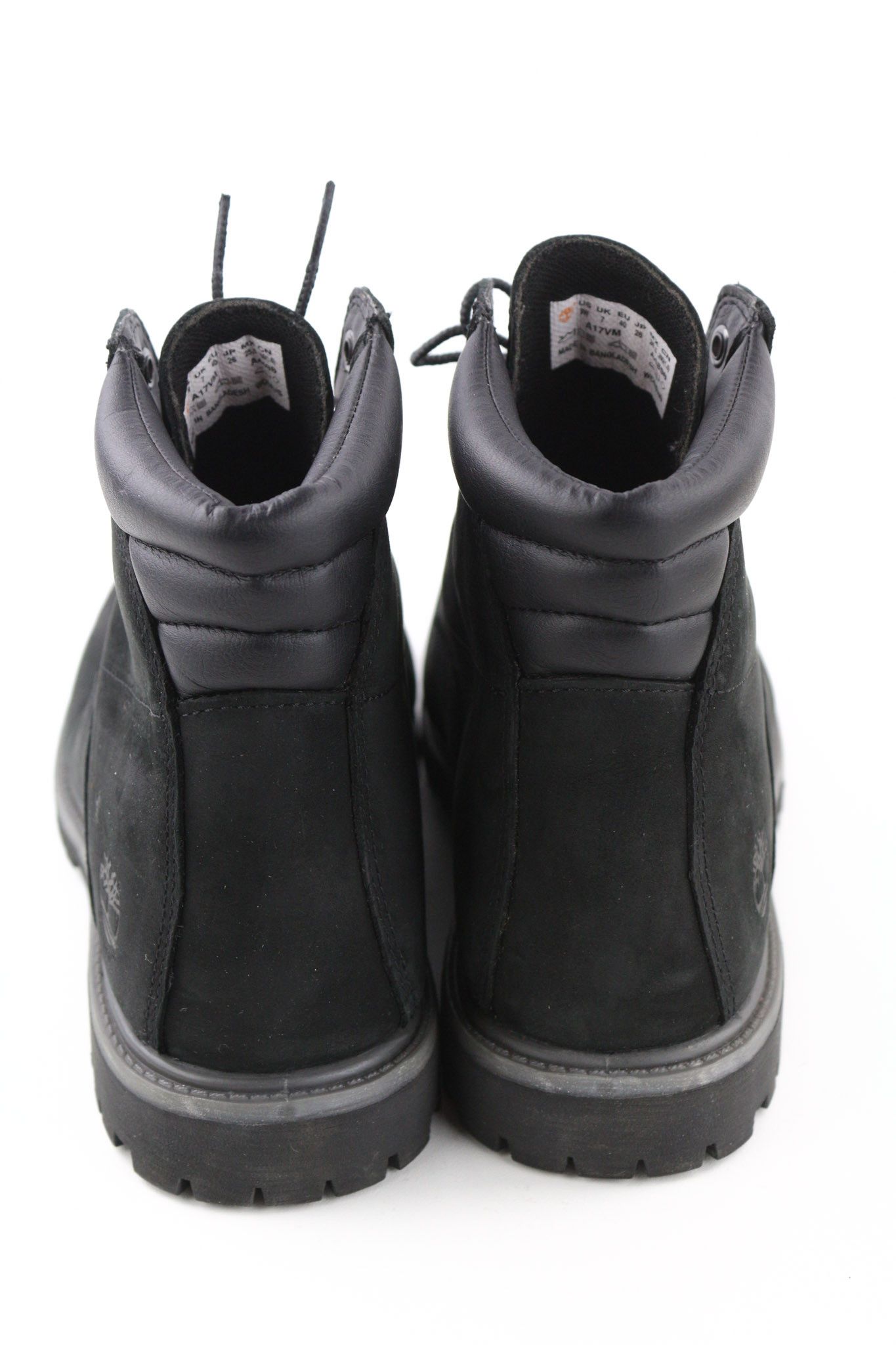 Timberland A17VM UK7 Black Leather Almond Ortholite 79872 Size US 9 / IT 39 - 7 Thumbnail
