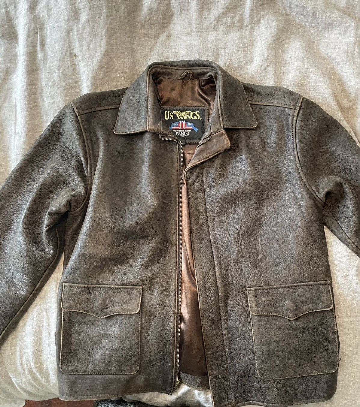 Original Indiana Jones Jacket Indiana Jones Vintage Cowhide