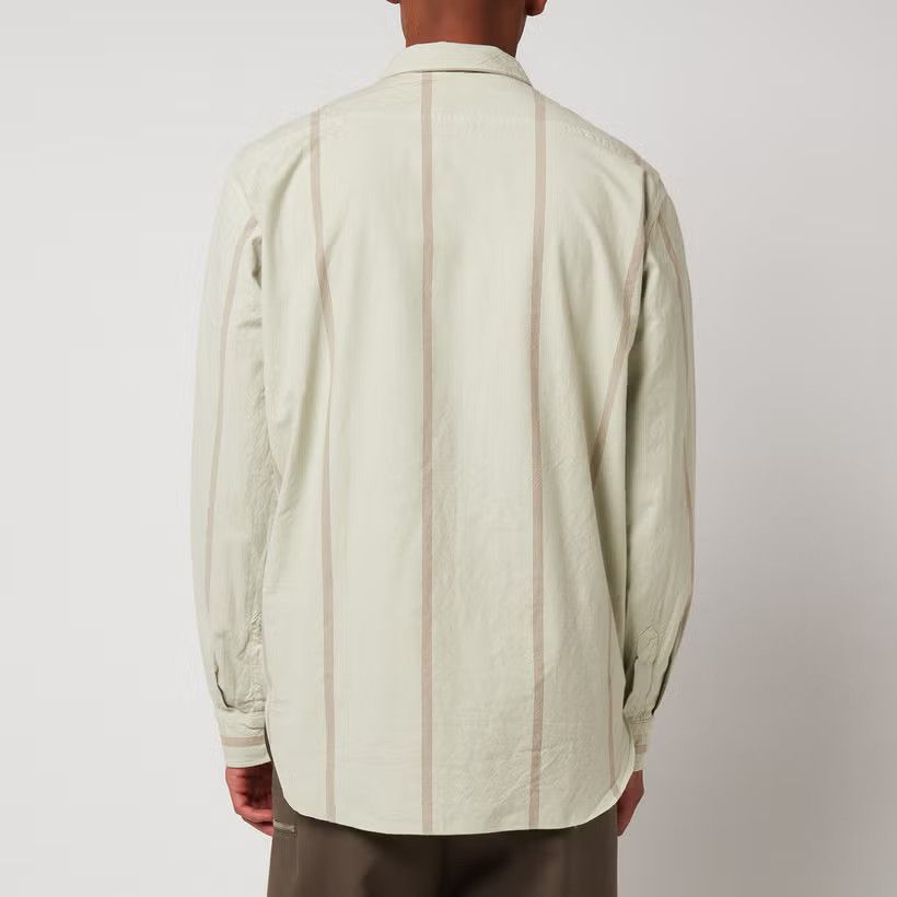 OAMC o1y0225 Striped Shirt in Sage Green Size US S / EU 44-46 / 1 - 3 Thumbnail