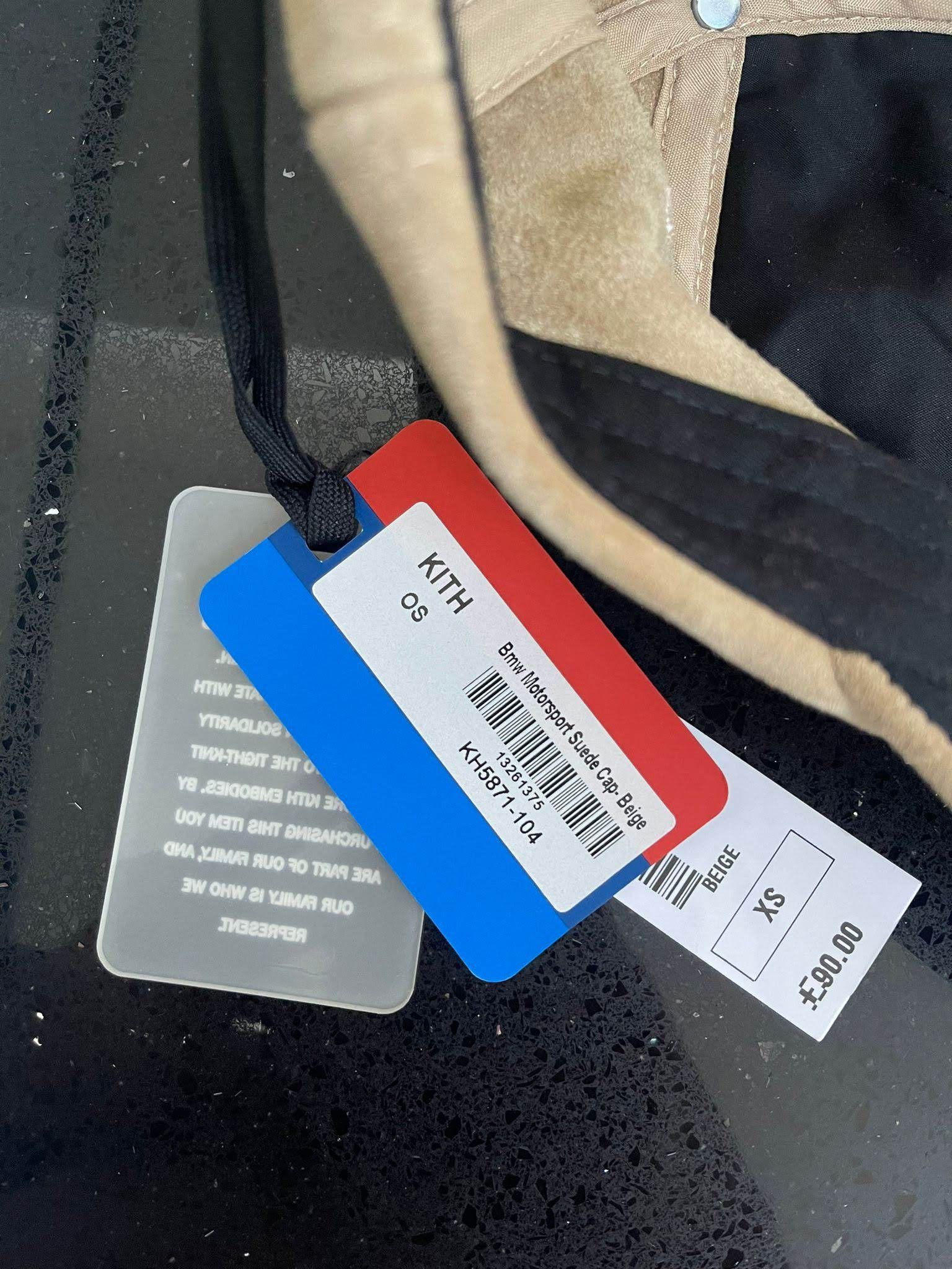 BMW × Kith Kith x BMW Motorsport Suede Cap Size ONE SIZE - 3 Thumbnail