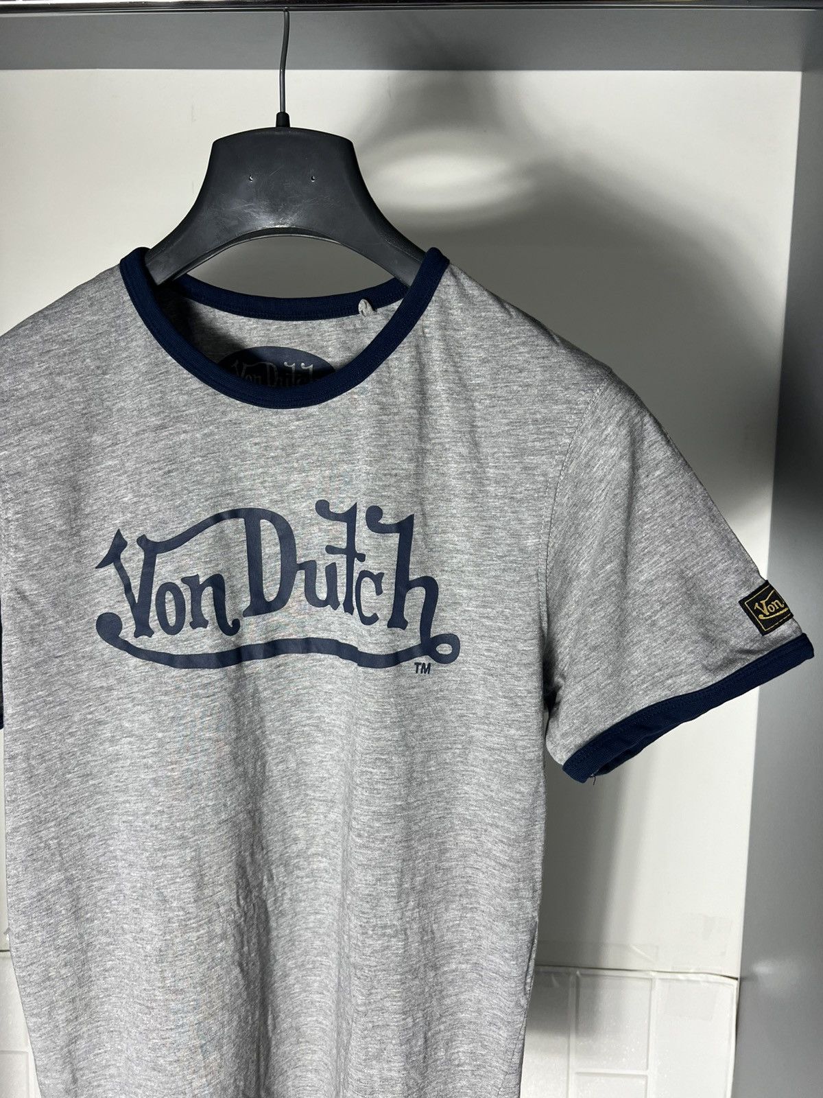 Vintage × Von Dutch VERY RARE VON DUTCH BIG LOGO T-SHIRT JAPAN STYLE Y2K 90s SK8 Size US S / EU 44-46 / 1 - 5 Thumbnail
