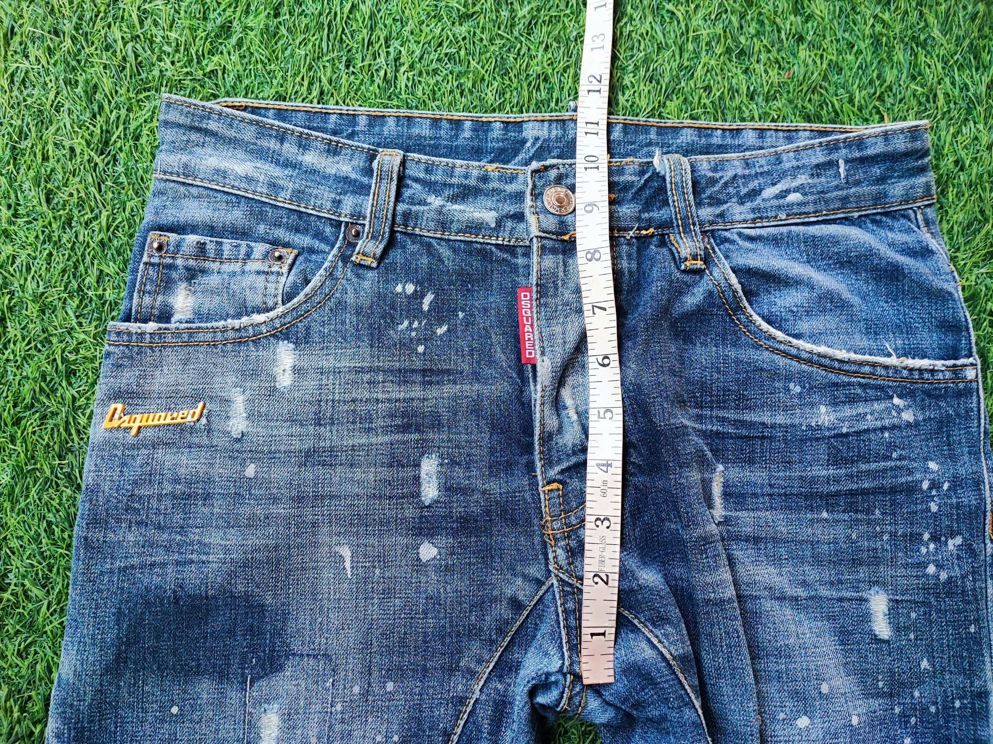 Dsquared2 Dsquared2 Thrashed Distressed Jeans ERD Grunge Chrome Size US 31 - 6 Thumbnail