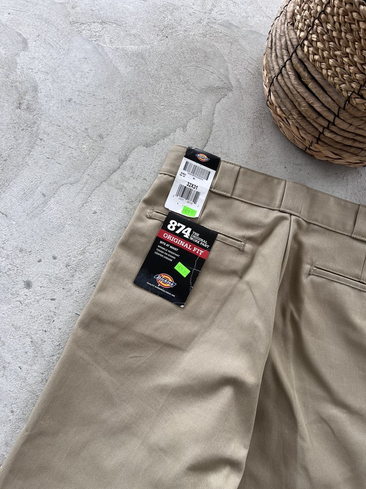 Dickies Vintage New Dickies 874 Beige Work Pants Y2K sk8 Size US 32 / EU 48 - 15 Thumbnail