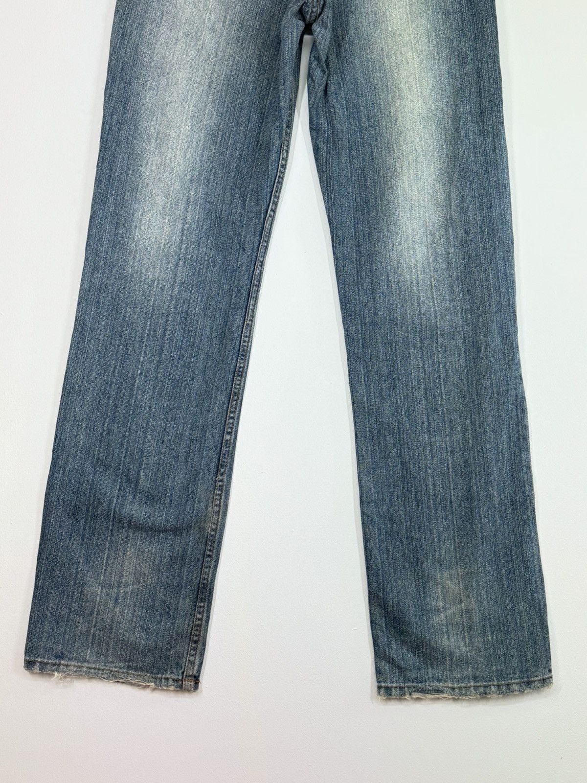 If Six Was Nine × Japanese Brand × Vintage NYLAUS JEAN TARTAN PLAID JUNYA WATANABE DISTRESSED DENIM Size US 32 / EU 48 - 14 Thumbnail