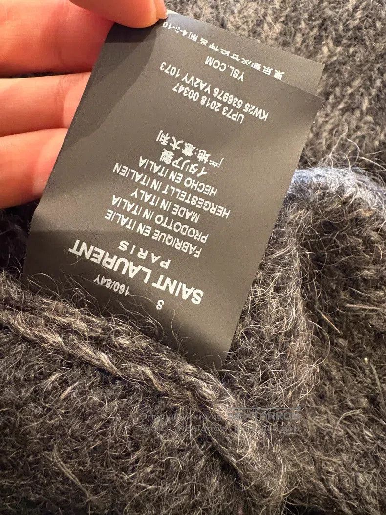 Saint Laurent Paris Saint Laurent Paris Glitter Knit Sweater Size US S / EU 44-46 / 1 - 6 Thumbnail