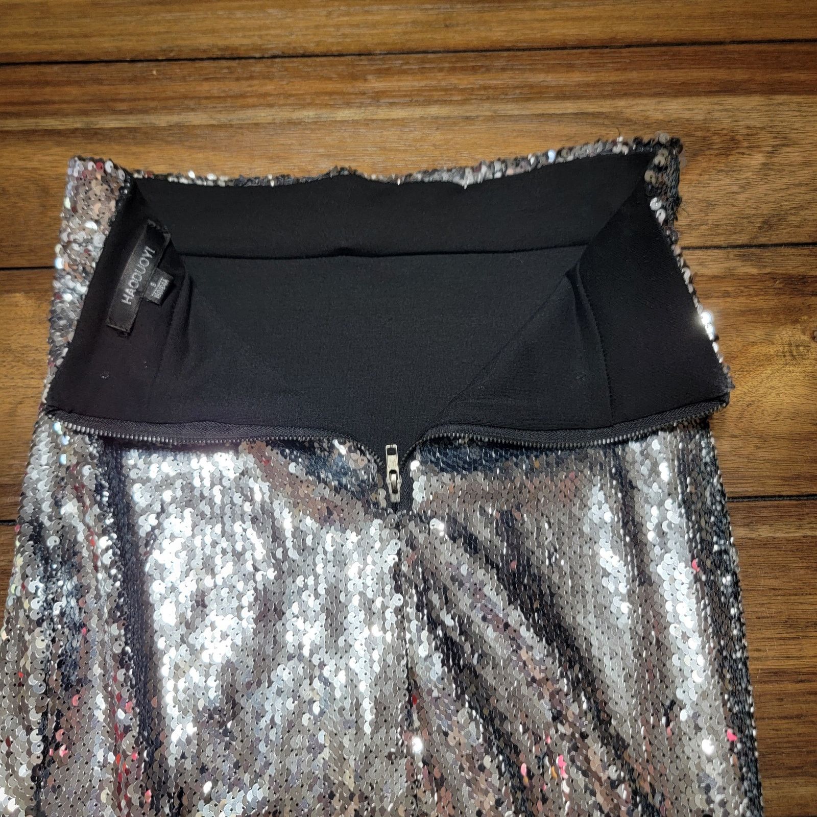 Other Haoduoyi Full Sequin Long Pencil Skirt - Size Small Size 26" / US 2 / IT 38 - 5 Thumbnail