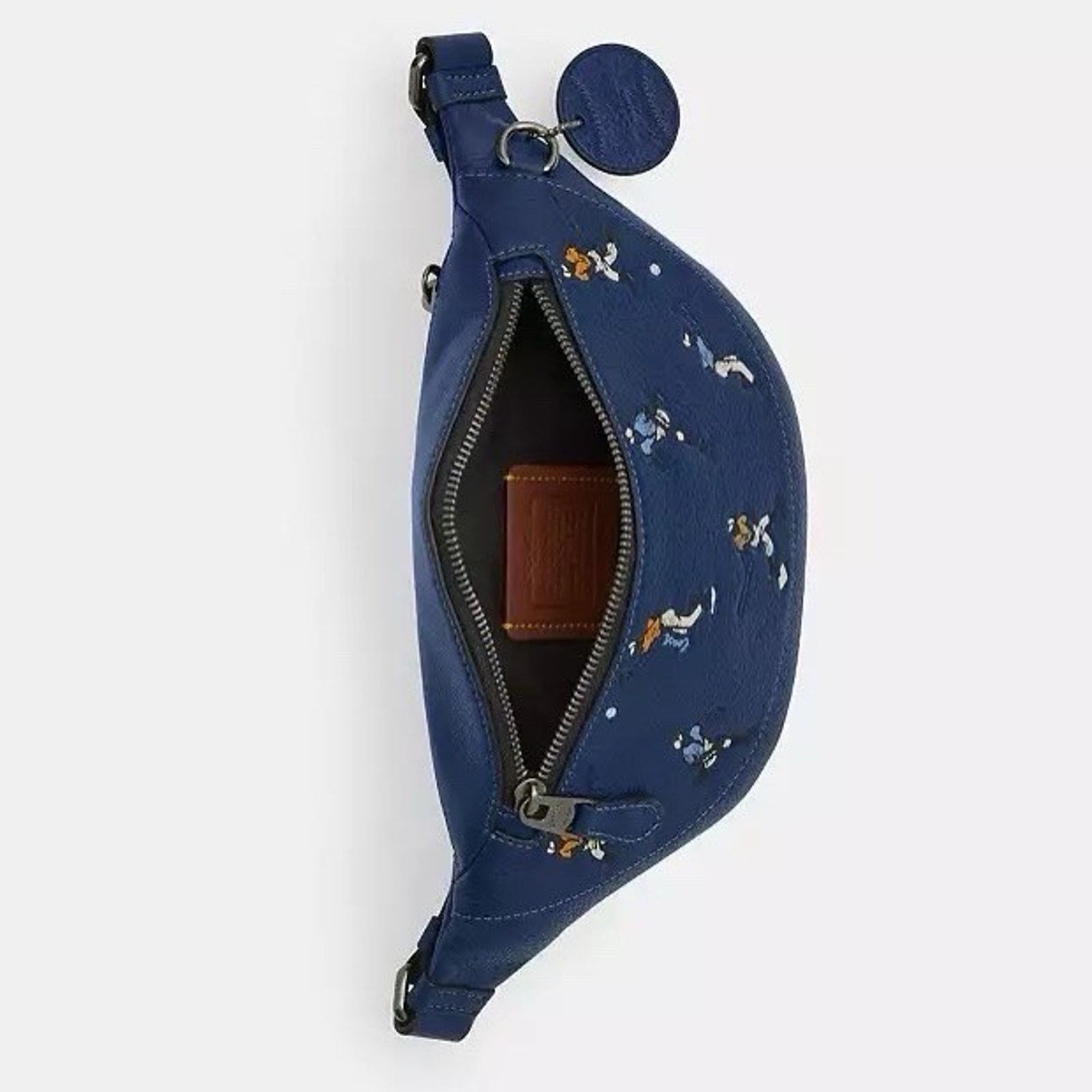 Coach NWT Coach Warren Mini Belt Bag With Baseball CAX43 Deep blue Size ONE SIZE - 9 Thumbnail