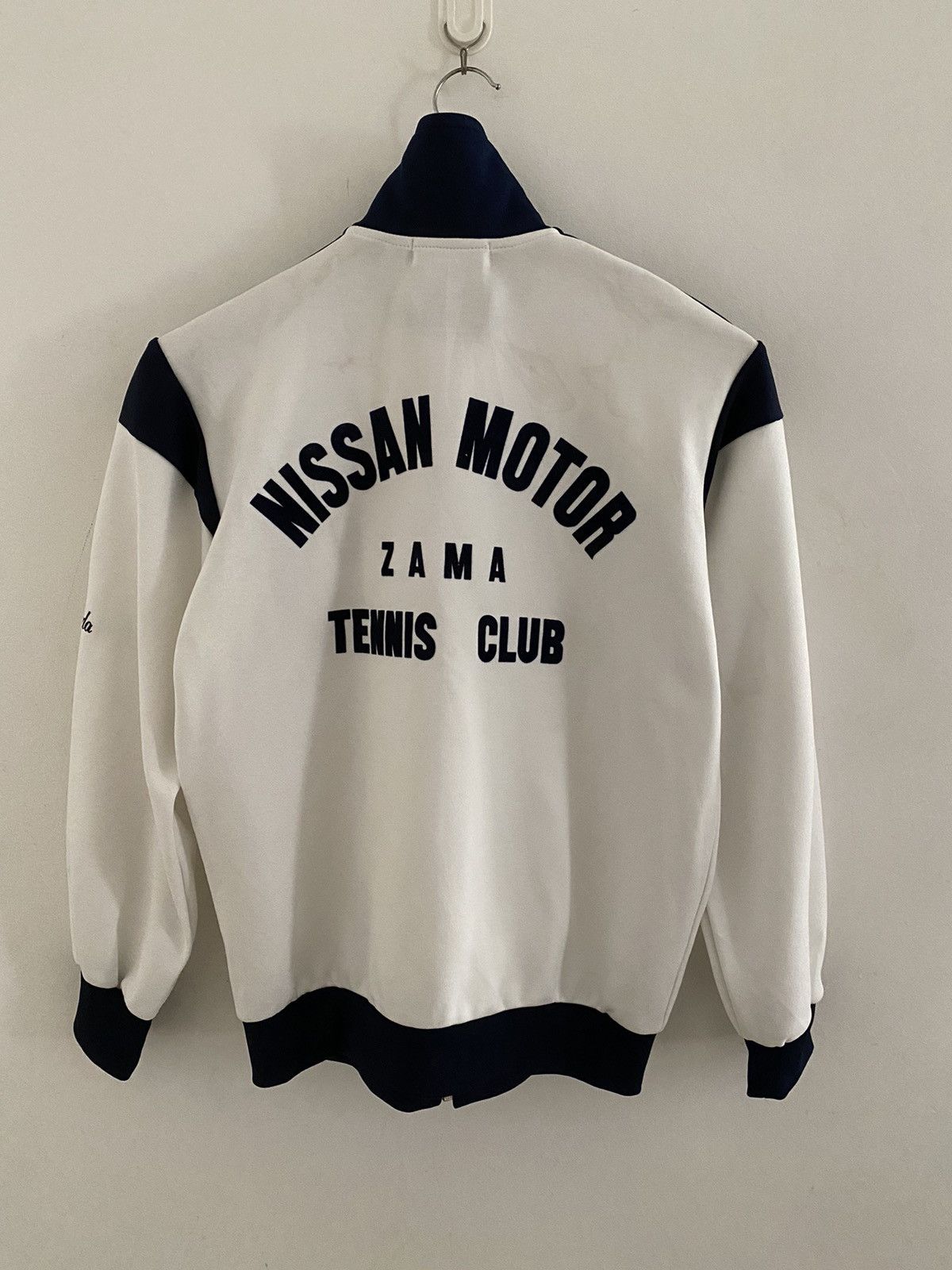 Japanese Brand vintage JAPAN NISSAN MOTO ZAMA TENNIS CLUB tracktop jacket Size US M / EU 48-50 / 2 - 2 Thumbnail