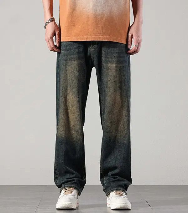 Japanese Brand Rumiko x Shii Vintage washed distressed wide-leg jeans Size US 32 / EU 48 - 1 Thumbnail