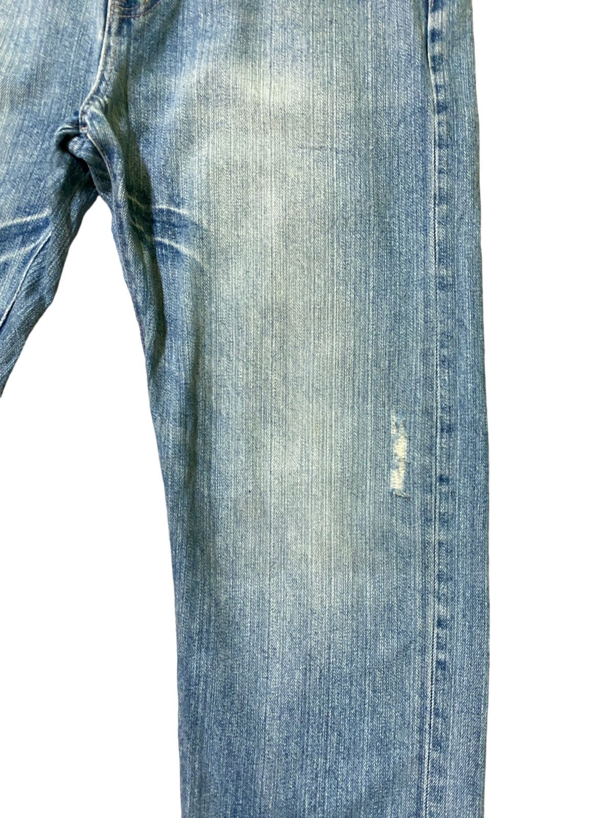 If Six Was Nine KARAKURI TAMASHI Acid Wash Design Rare Design Denim Size US 32 / EU 48 - 6 Thumbnail