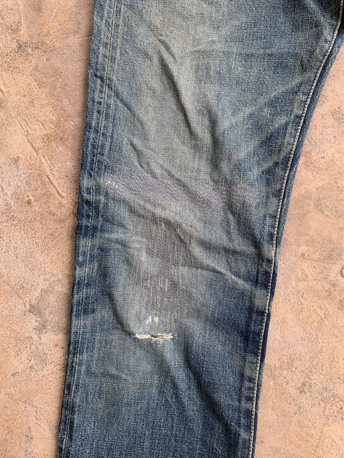 Japanese Brand × Vintage Vintage Go West Yellow divsion Selvedge distressed denim Size US 30 / EU 46 - 8 Thumbnail