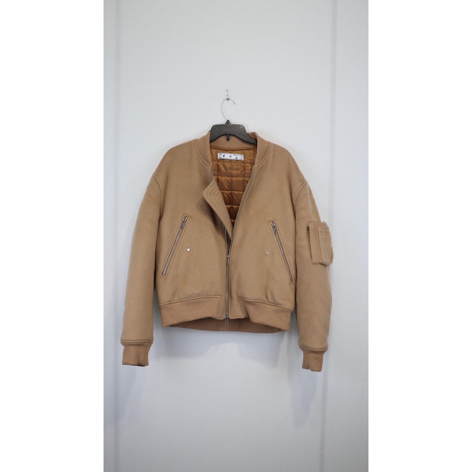 Off-White o1rshd1 " Touch Carefully " Jacket in Brown Size US M / EU 48-50 / 2 - 8 Thumbnail