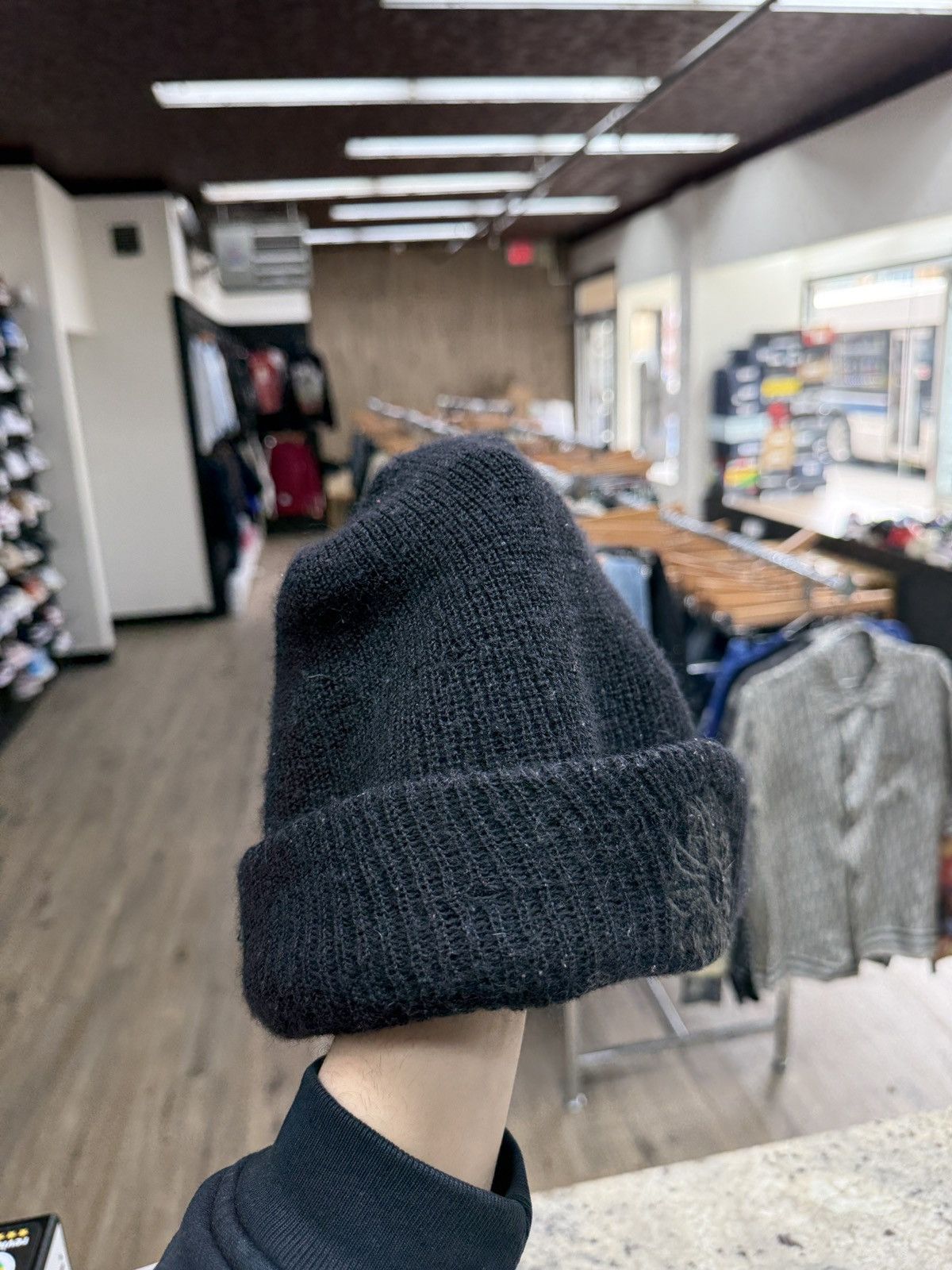 Chrome Hearts Chrome Hearts Black Cross Beanie Size ONE SIZE - 2 Thumbnail