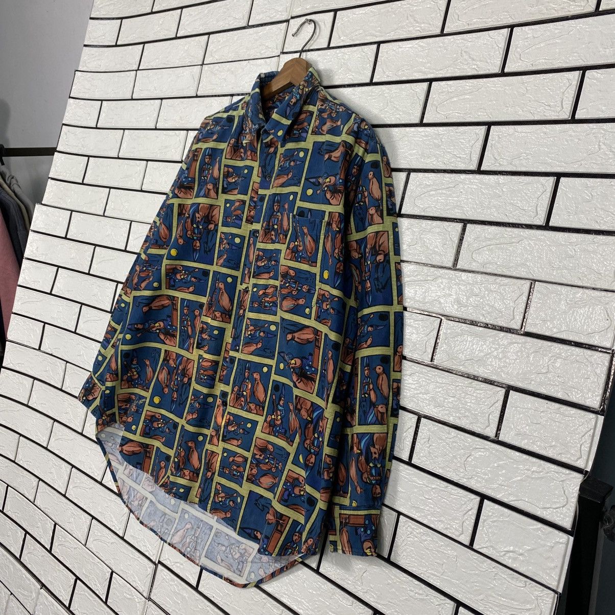 Japanese Brand Ideogram System of Emporium Button Navajo Shirt Jacket Size US M / EU 48-50 / 2 - 3 Thumbnail