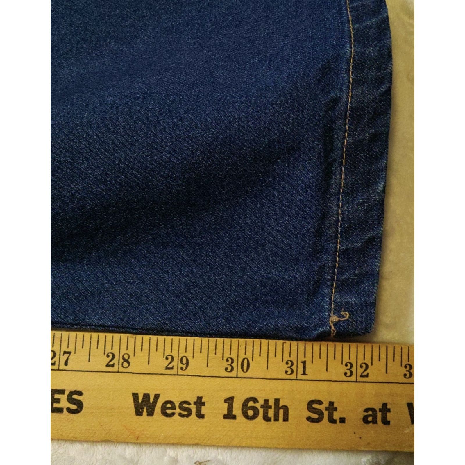 Walls Walls Jeans Men’s 42X32 Carpenter Relaxed Fit Blue Denim Workwear NWT 5-Pocket Zipper Button Mid Rise Cotton Jeans Mens Carpenters Size US 42 / EU 58 - 7 Thumbnail