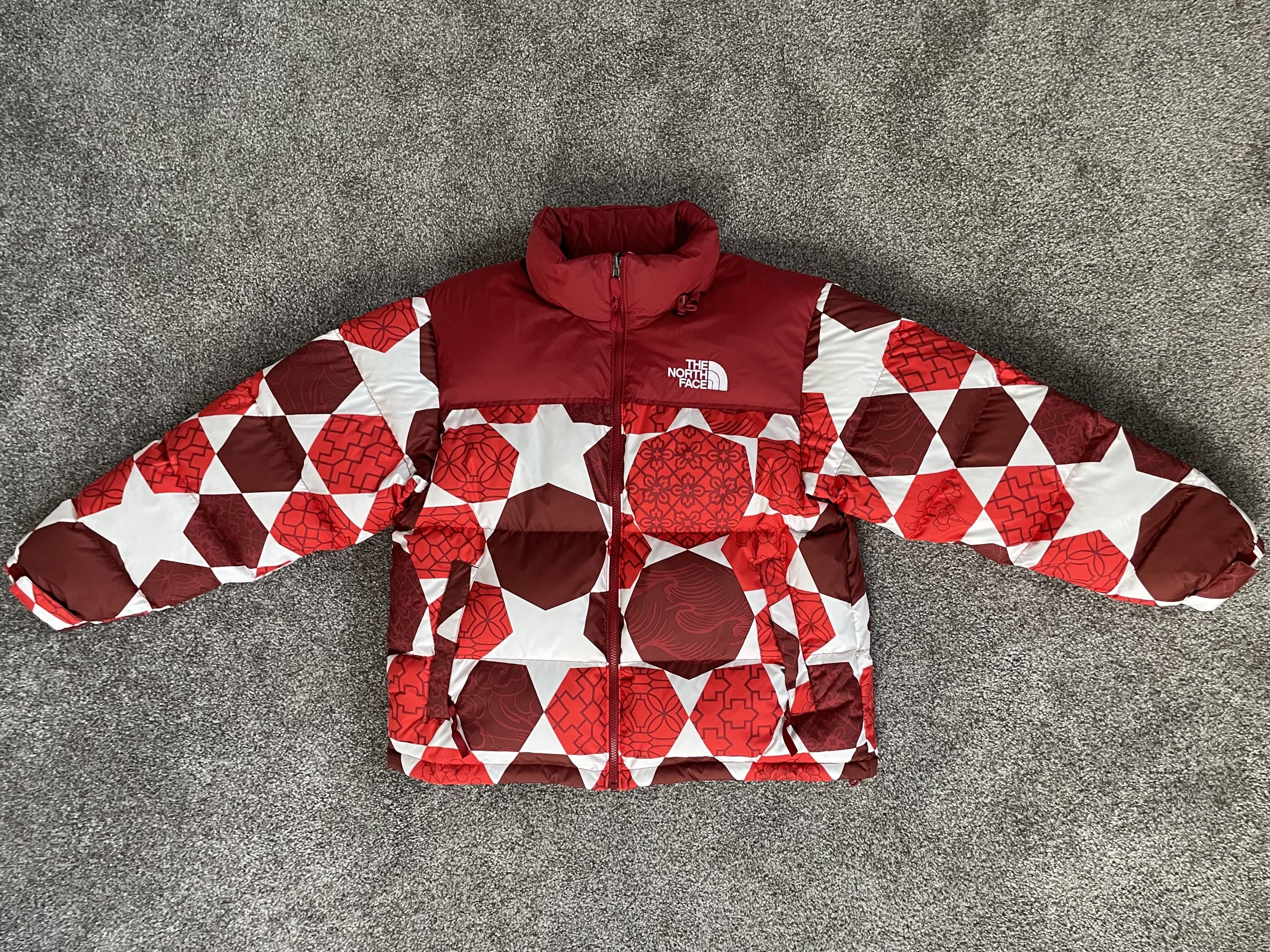 The North Face 1996 Retro Nuptse IC Geo Print Jacket