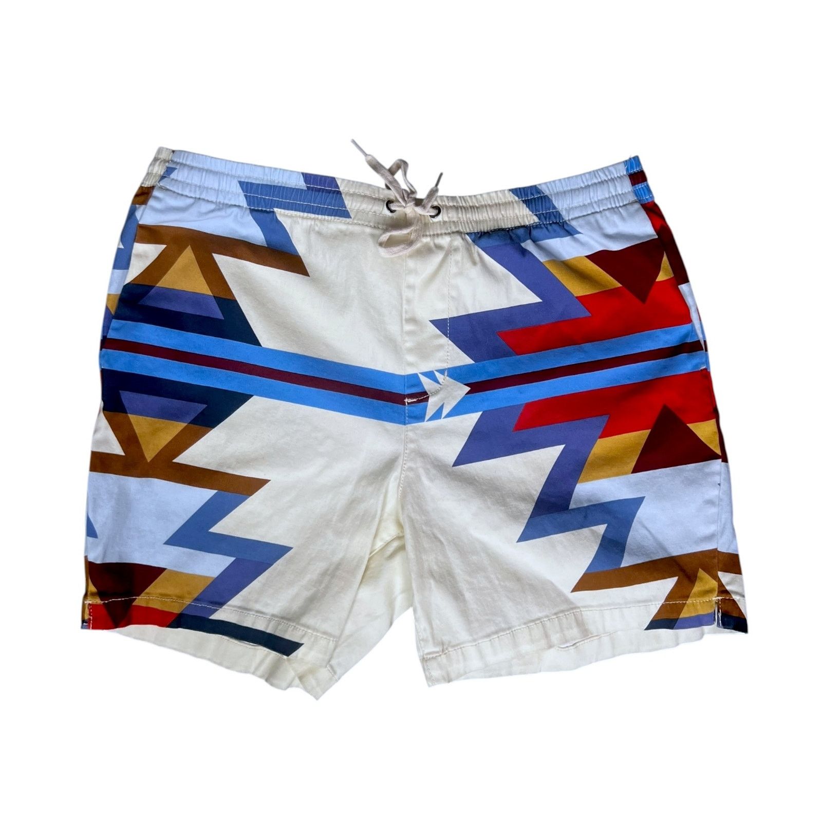 Pacsun PacSun Pacific Sunwear Men's Large Volley Aztec Print Shorts Size US 36 / EU 52 - 1 Thumbnail